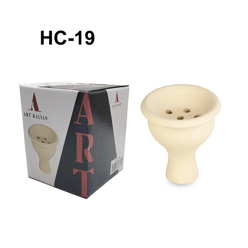 HC-19 Чашка керамич. д/кальяна UPG form (white)