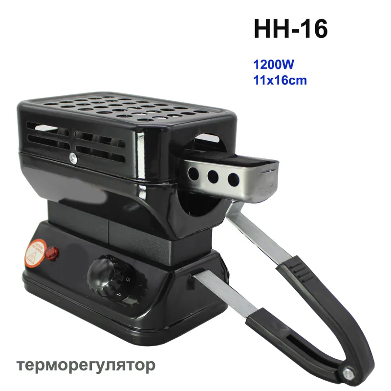 Плитка д/угля HH-16 1200W с регулятором нагрева (16шт/кор)