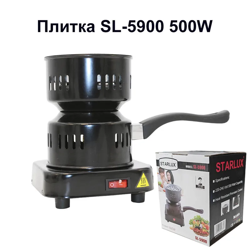Плитка д/угля 500W,SL-5900