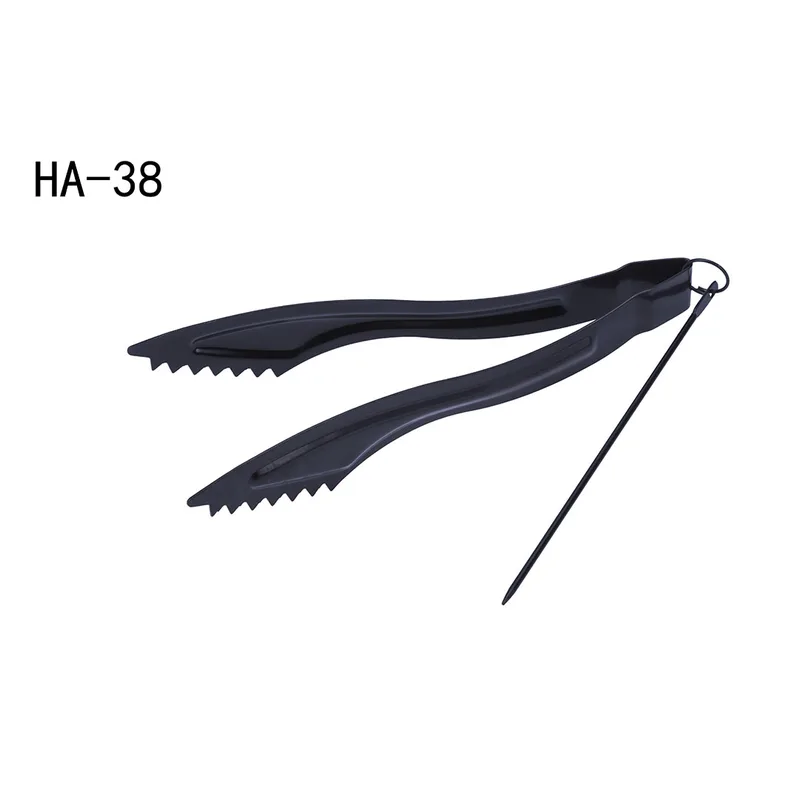 Щипы HA-38 чёрные 16см (крокодильчики)