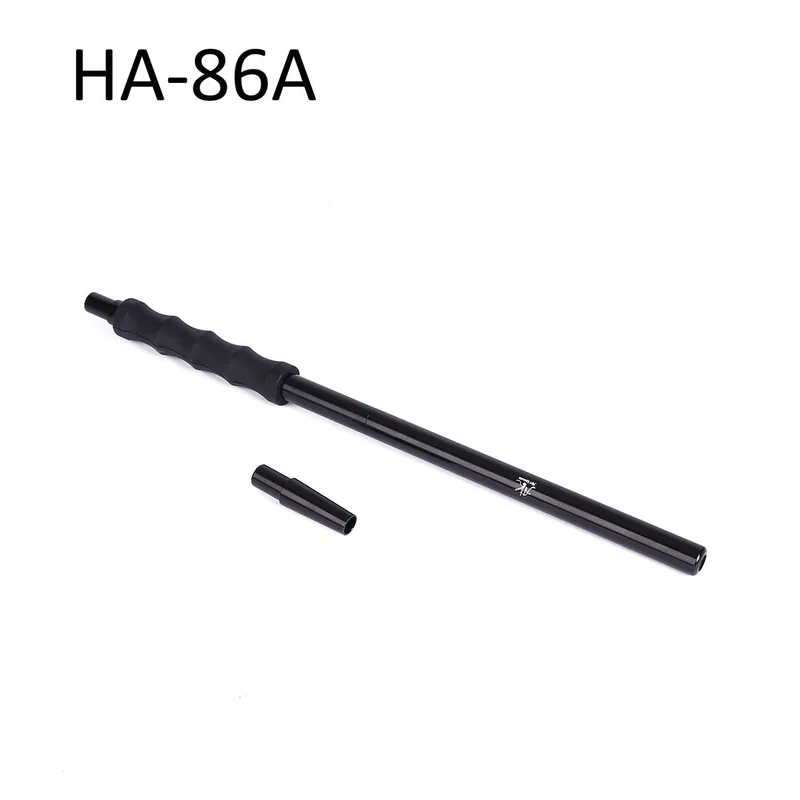 HA-86A Мундштук д/кальяна с резиновой ручкой (black)