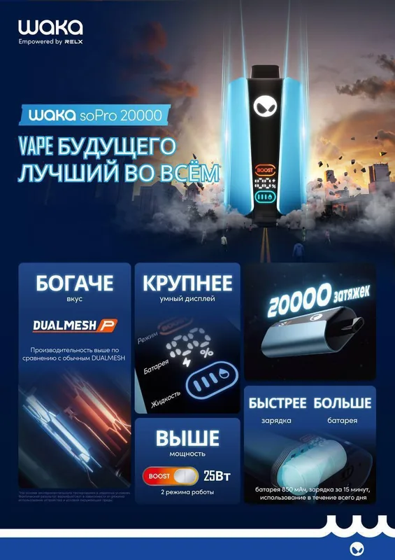 WAKA soPro 20000 BOOST (Русский)