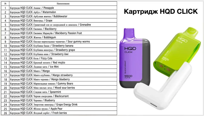 Картридж HQD CLICK