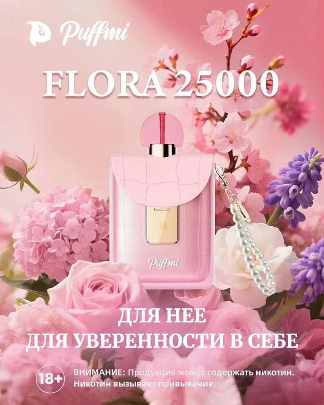 PUFFMI FLORA 25000 - Черника Малина